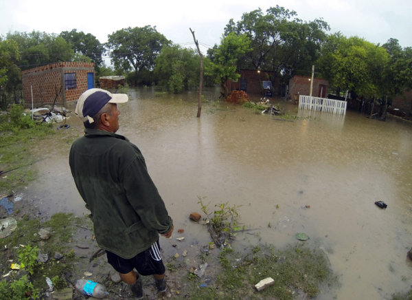 Inundaciones en Resistencia. Foto: Miguel Romero
