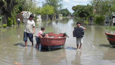 No llueve pero en Barranqueras el agua y el dolor permanecen