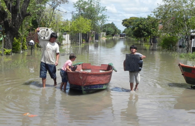 No llueve pero en Barranqueras el agua y el dolor permanecen
