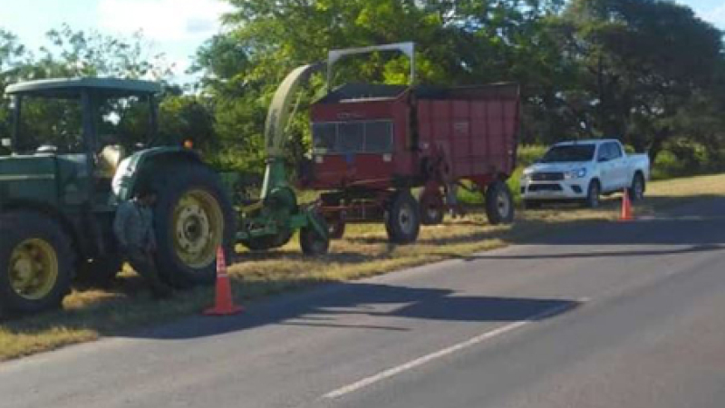 Productor de San Martín en desacuerdo con operativo de la Caminera