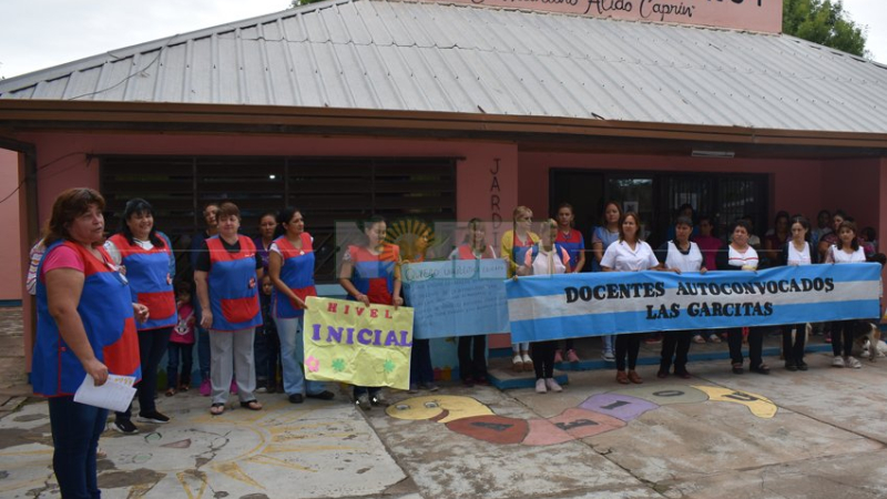 En Las Garcitas también se complicó el inicio de clases