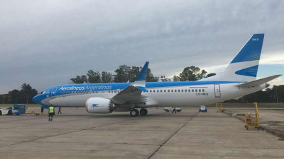 Aerolíneas Argentinas suspende operaciones de sus Boeing 737-8 Max