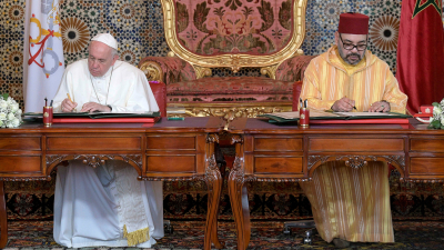 El Papa Francisco defiende en Marruecos la “libertad de conciencia”