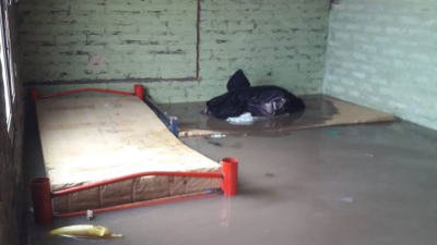 Diluvio y evacuados en Las Breñas