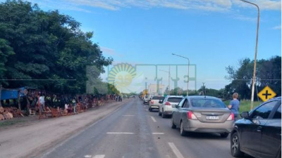 Corte en la ruta 16 a la altura de Machagai y en la ruta 95