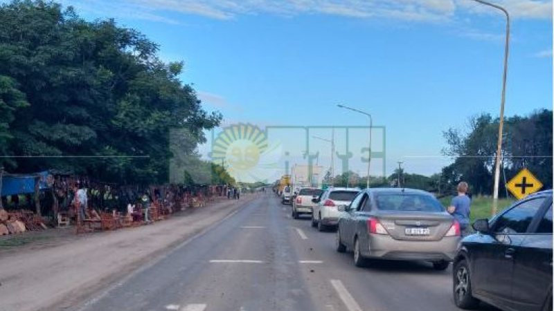 Corte en la ruta 16 a la altura de Machagai y en la ruta 95