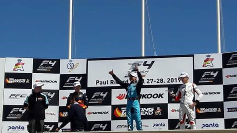 Doble victoria de Giorgio Carrara en la Fórmula 4 Española