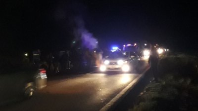 Noche complicada en la ruta 11 por doble piquete