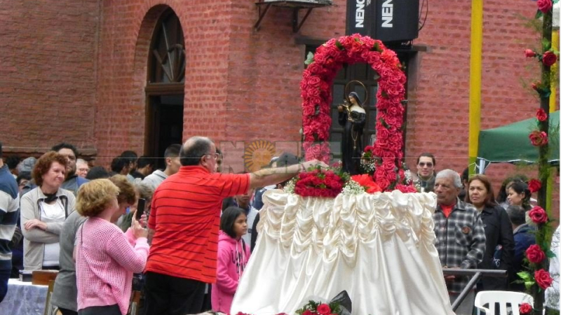 Todo listo en Tirol para vivir la fiesta de Santa Rita