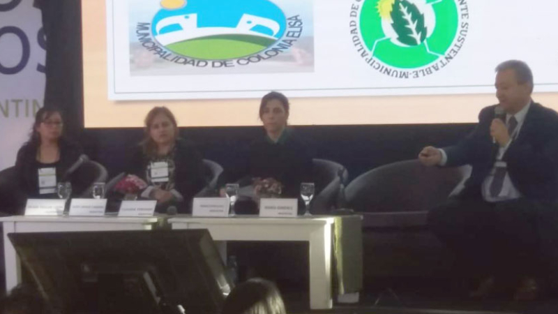 Colonia Elisa en el congreso sobre residuos sólidos de San Juan