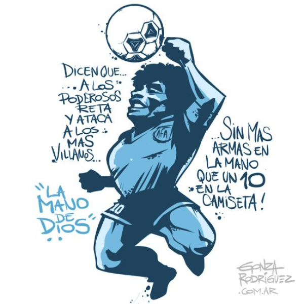 13.- La Mano de D10s versión @_GonzaRodriguez.