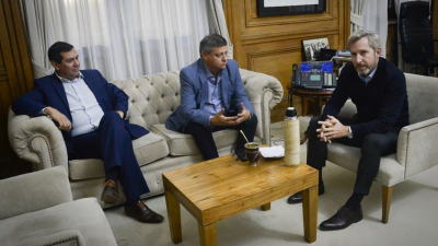 Situación fiscal y obras de infraestructura en el Chaco, los temas de Peppo con Frigerio