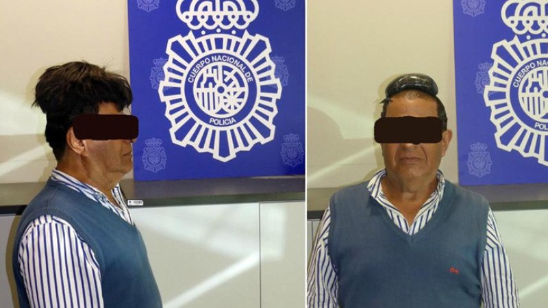 Tenía medio kilo de cocaína en su peluquín: quedó detenido en el aeropuerto de Barcelona