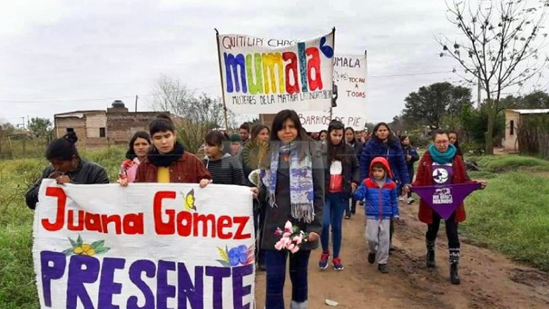 Recordaron a Juana Gómez, asesinada en vísperas de la Cabalgata de la Fe