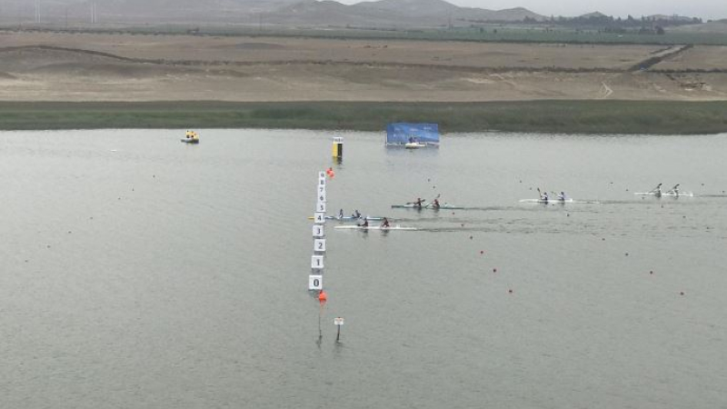 El binomio argentino Vernice-Lascano ganó la medalla de oro en K2 1000 metros en canotaje