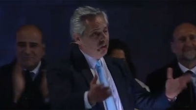 Alberto Fernández en Rosario: "Vamos a poner de pie a la Argentina como en el 2003"