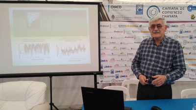 La sequía se hará sentir en el 2025, según pronosticó Minetti en Agronea