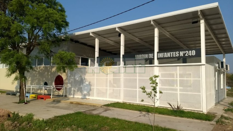 Con la visita de Peppo, el intendente de Plaza inaugura obras