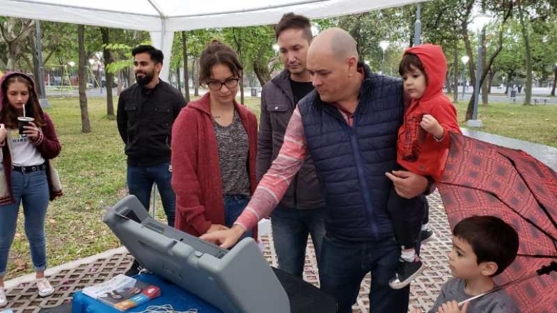 La municipalidad capacitó en el uso del sistema de voto electrónico