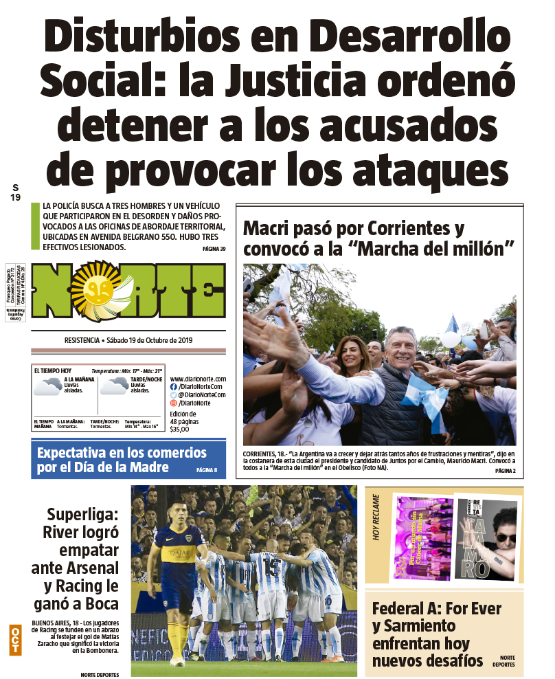 Edicion del 19-10-2019