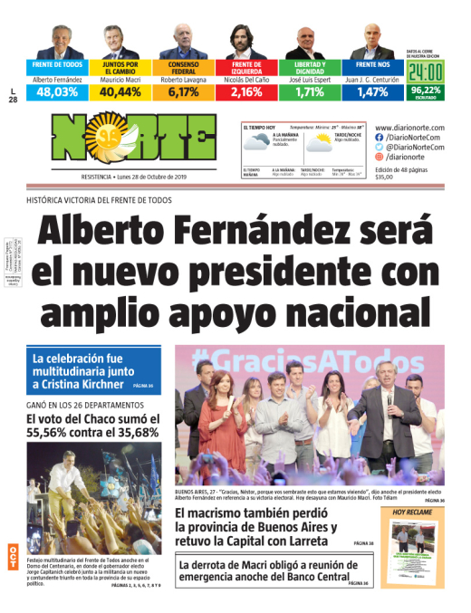 Edicion del 28-10-2019
