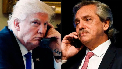 Donald Trump llamó a Alberto Fernández para felicitarlo por su triunfo electoral