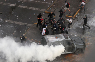 Las calles de Chile volvieron a estallar