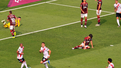 Con gol de Borré River abre el marcador en la final de la Libertadores