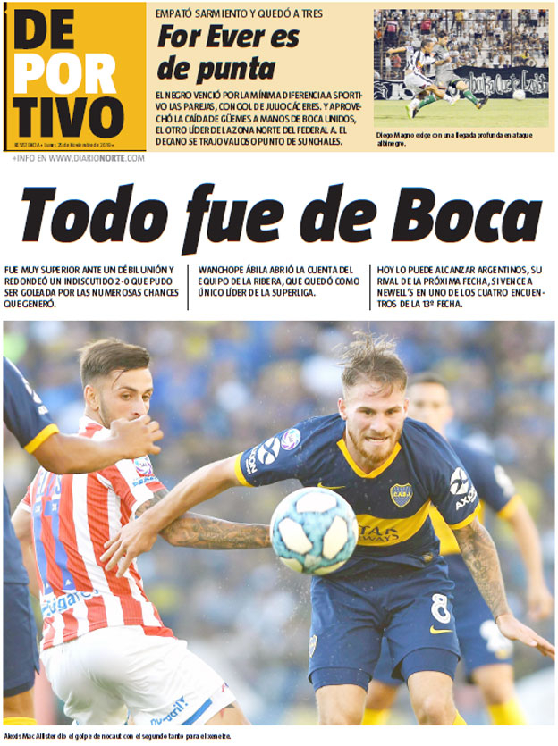 Todo fue de Boca