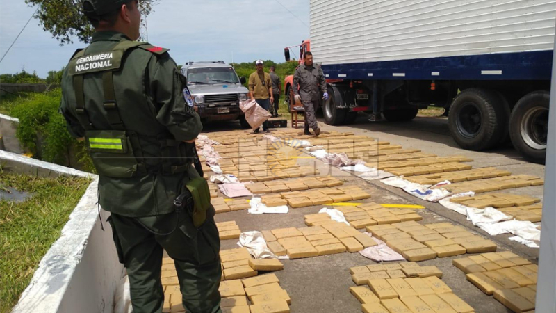 Makallé: interceptaron camión con 740 kilos de marihuana