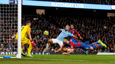Agüero, el cuarto goleador histórico de la Premier