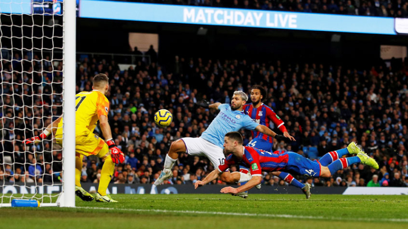 Agüero, el cuarto goleador histórico de la Premier