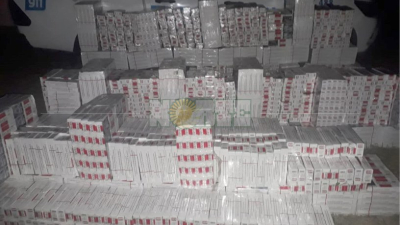 Decomisan cargamento millonario de cigarrilos de contrabando