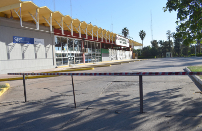 La Estación Terminal de Ómnibus de Sáenz Peña cerrada
