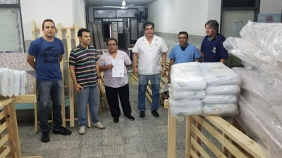 Comerciantes y empresarios a través de la Cámara de Comercio de Charata realizaron importante donación al hospital