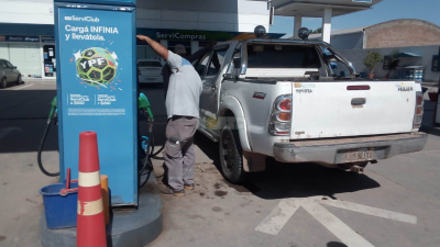 Preocupación por la importante baja en la venta de combustibles