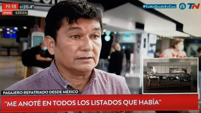De México a Sáenz Peña: Activan protocolo de búsqueda de un ciudadano repatriado
