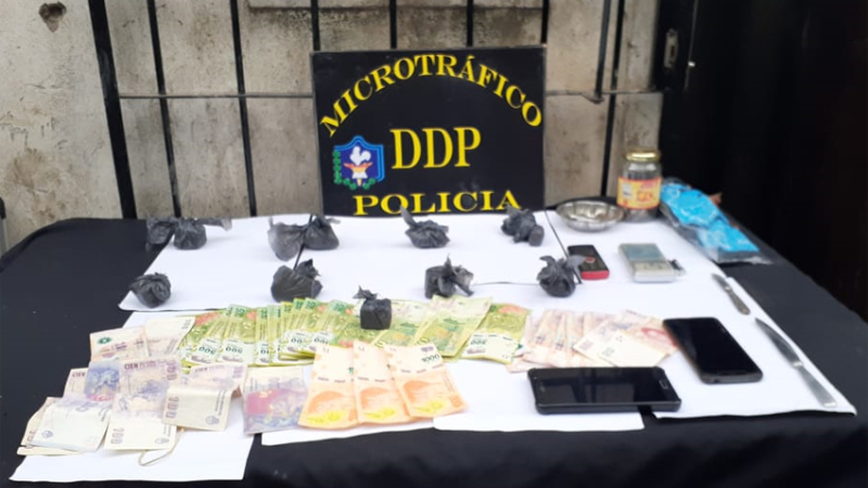 Desbaratan centro de venta de droga en la zona sur de Resistencia