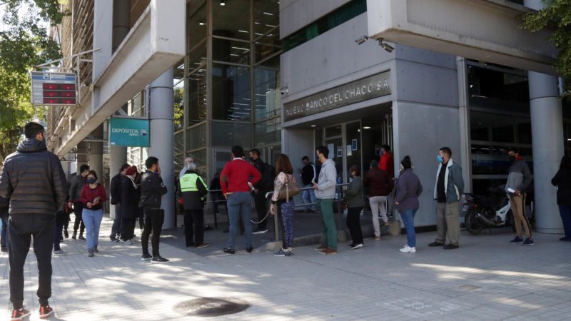 La actividad en cajeros y bancos traccionó la circulación en la ciudad
