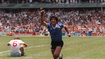 Cambian el Día del Futbolista en homenaje al gol de Maradona a los ingleses