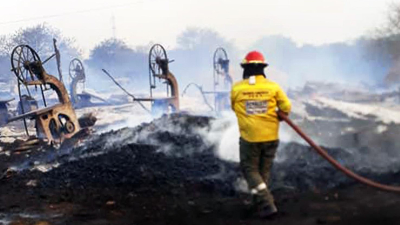 Bomberos acudieron a unos 300 incendios en Quitilipi