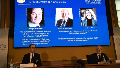 Descubrimientos sobre agujeros negros ganan el Nobel 2020 de Física