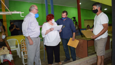Las Breñas: imposición de nombre Germán Koster a escuela de bochas