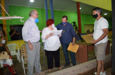 Las Breñas: imposición de nombre Germán Koster a escuela de bochas