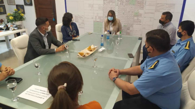 Zalazar en Charata: “Viviremos en una nueva normalidad y la policía acompaña lo que la ley exige”
