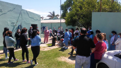 Trabajadores de la salud reclaman mejores condiciones laborales