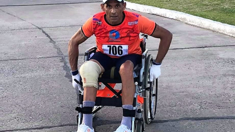 Gustavo Soto: “La maratón me sacó del encierro y la depresión”