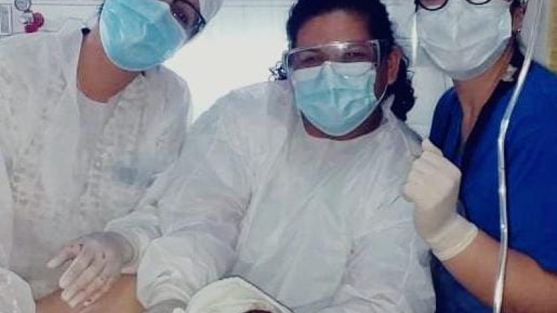 Jeremias, el primer bebé del interior del Chaco en dar la bienvenida al 2021