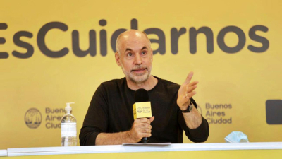 Tras volver de la costa, Rodríguez Larreta dio positivo en coronavirus y está en aislamiento