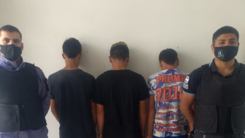 Charata: tres menores de entre 14 y 16 años con tumberas fueron demorados